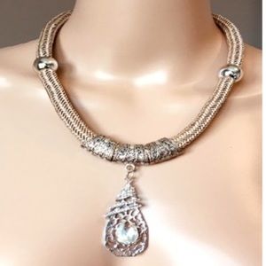 Teardrop Crystal Necklace